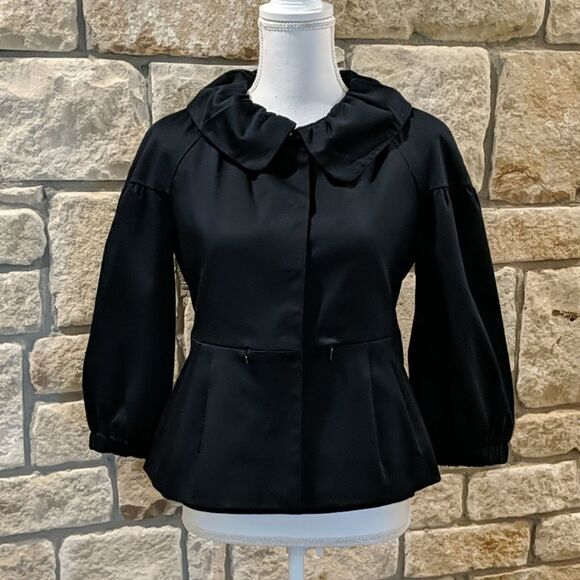 ELLE Black Blazer Jacket Size Small Y2K - Picture 1 of 8